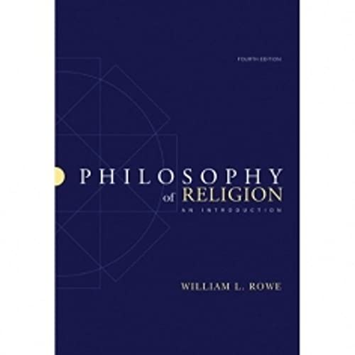 9780495007258: Philosophy of Religion: An Introduction