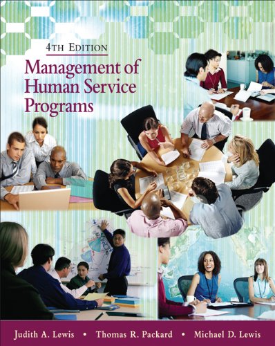 Beispielbild fr Management of Human Service Programs zum Verkauf von Gulf Coast Books