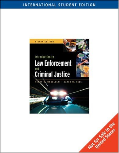 9780495008095: Introduction to Law Enforcement and Criminal Justice