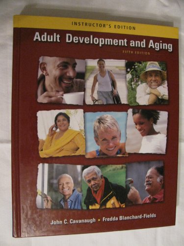 Stock image for Ie Adult Developmnt/Aging for sale by Better World Books