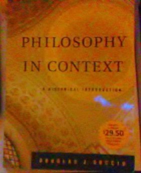 Imagen de archivo de IE Philosophy in Context: A Historical Introduction a la venta por These Old Books