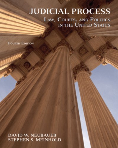 Imagen de archivo de Judicial Process: Law, Courts, and Politics in the United States a la venta por Idaho Youth Ranch Books