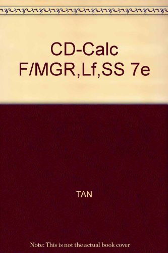 Video Skillbuilder CD-ROM for Tanâ€™s Calculus for the Managerial, Life, and Social Sciences, 7th (9780495010197) by Tan, Soo T.
