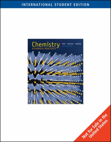 Imagen de archivo de Chemistry & Chemical Reactivity 6/E a la venta por Kanic Books