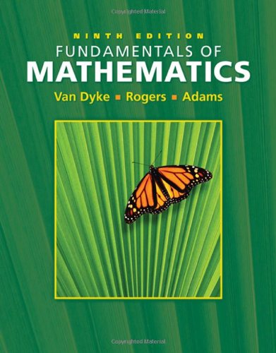 Imagen de archivo de Fundamentals of Mathematics (Ninth Edition with Interactive Video Skillbuilder CD-ROM ) a la venta por SecondSale