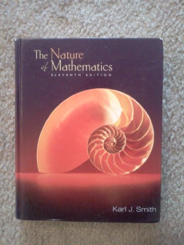 Beispielbild fr Nature of Mathematics (11th Edition) zum Verkauf von BooksRun