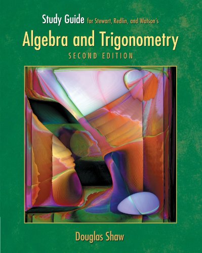 9780495013587: Study Guide for Algebra And Trigonometry, Second Edition