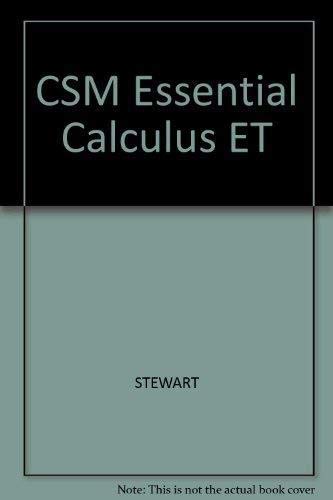 9780495014300: CSM Essential Calculus ET