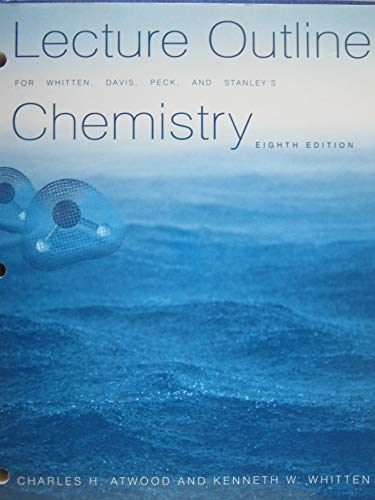 Stock image for Lecture Outline for Whitten/Davis/Peck/Stanley  s Chemistry for sale by HPB-Red