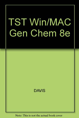 TST Win/MAC Gen Chem 8e (9780495014607) by Davis