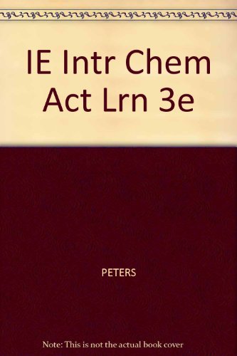 Stock image for IE Intr Chem Act Lrn 3e for sale by Better World Books: West