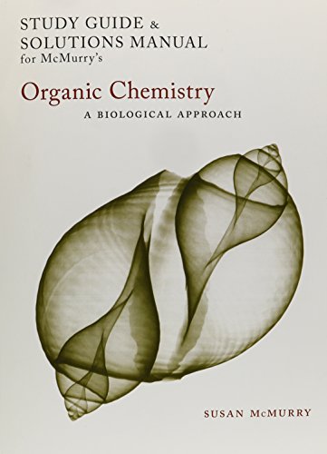 Stock image for Study Guide/Solutions Manual for McMurrys Organic Chemistry: A Biological Approach for sale by HPB-Red