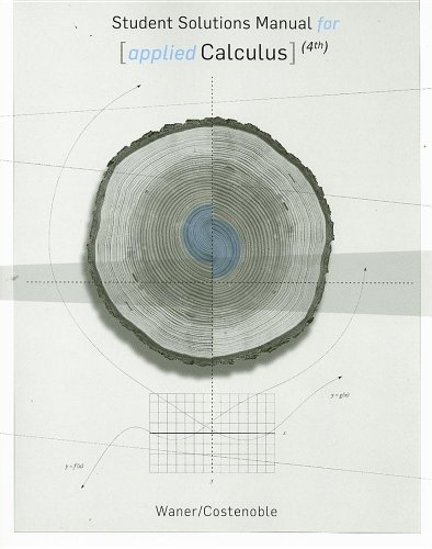 Imagen de archivo de Student Solutions Manual for Applied Calculus Fourth Edition a la venta por ThriftBooks-Dallas