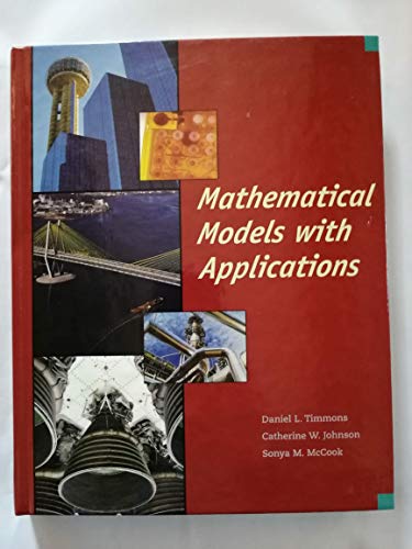 Beispielbild fr Mathematical Models with Applications zum Verkauf von Better World Books
