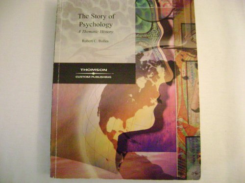 Imagen de archivo de STORY OF PSYCHOLOGY CUSTOM a la venta por ThriftBooks-Dallas