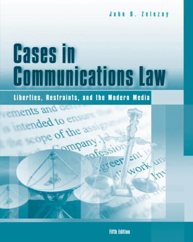 Imagen de archivo de Cases in Communications Law a la venta por HPB-Red