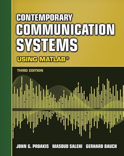 9780495082514: Contemporary Communication Systems Using MATLAB