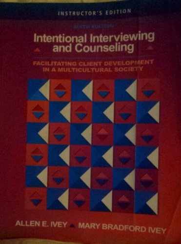 Imagen de archivo de International Interviewing and Counseling (Instructor's Edition) a la venta por BookHolders