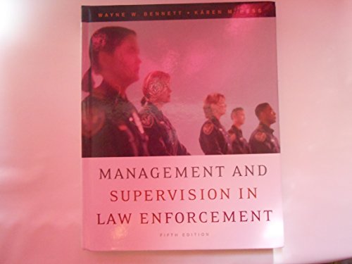 9780495093411: Management And Supervision in Law Enforcement