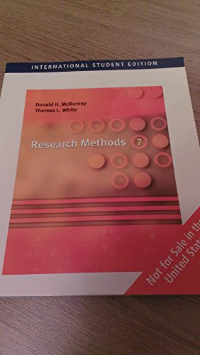 Stock image for RESEARCH METHODS ; 7 /E for sale by Universal Store