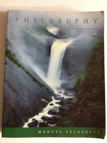 Imagen de archivo de Philosophy: A Text with Readings (Available Titles CengageNOW) a la venta por SecondSale