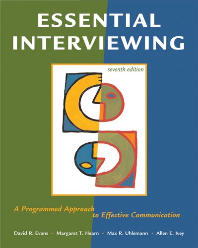 Imagen de archivo de Essential Interviewing: A Programmed Approach to Effective Communication a la venta por SecondSale