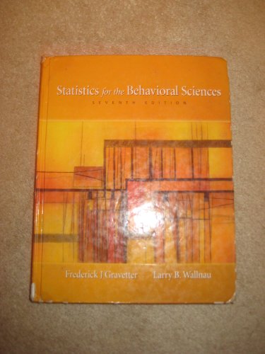 9780495095200: Statistics for the Behavioral Sciences