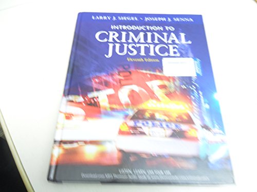 Beispielbild fr Introduction to Criminal Justice (Available Titles CengageNOW) zum Verkauf von Wonder Book