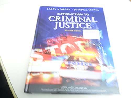 Imagen de archivo de Introduction to Criminal Justice (Available Titles CengageNOW) a la venta por SecondSale