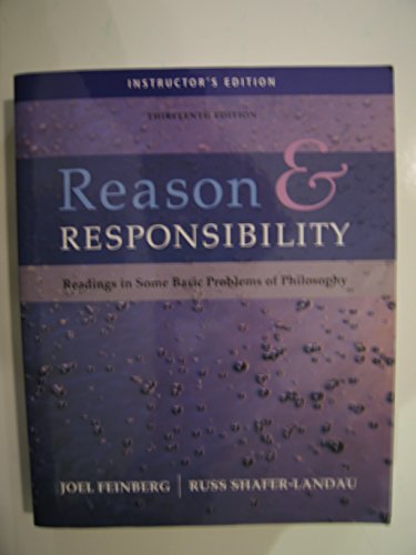 Stock image for Reason & Responsibility Instructor's Editon for sale by ThriftBooks-Atlanta