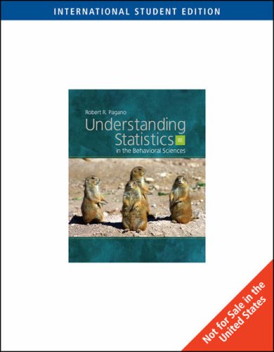 Imagen de archivo de Understanding Statistics in the Behaviorial Sciences a la venta por 2Vbooks