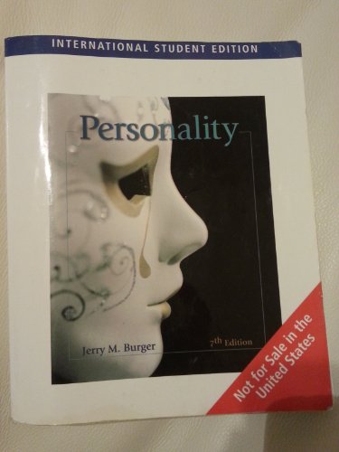 Stock image for Intl Stdt Edition-Personality for sale by ThriftBooks-Dallas