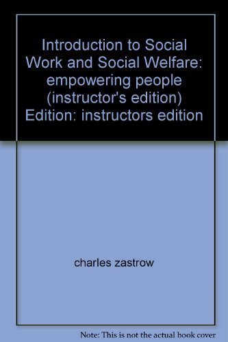 Stock image for Introduction to Social Work and Social Welfare (empowering people) for sale by HPB-Red