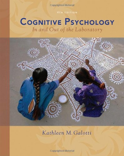 Beispielbild fr Cognitive Psychology in and Out of the Laboratory zum Verkauf von Better World Books