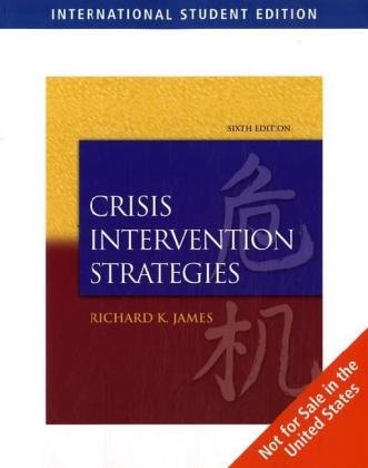 Beispielbild für Intl Stdt Ed-Crisis Intervention Strategies zum Verkauf von Better World Books