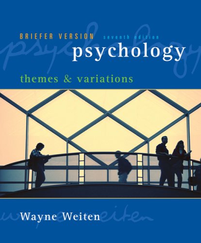 9780495100584: Psychology: Themes & Variations [With Concept Charts]