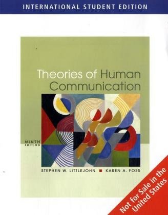 Imagen de archivo de Theories of Human Communication a la venta por Anybook.com