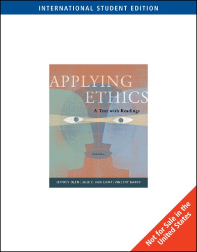 Imagen de archivo de Applying Ethics: A Text With Readings, International Edition, 9Th Edition a la venta por Romtrade Corp.