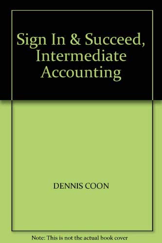 9780495104971: Sign In & Succeed, Intermediate Accounting