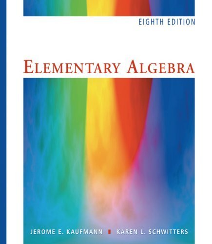 9780495105718: Elementary Algebra (with CD-ROM) - 8th Edition