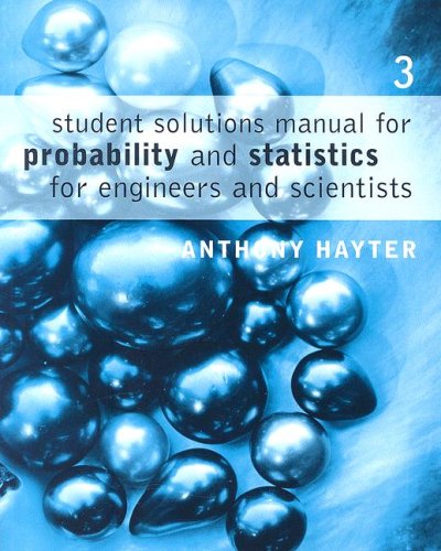 9780495107583: Probability and Statistics for Engineers and Scientists