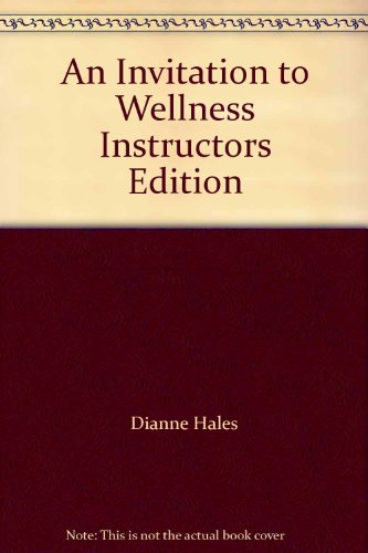 Stock image for An Invitation to Wellness Instructors Edition for sale by SecondSale