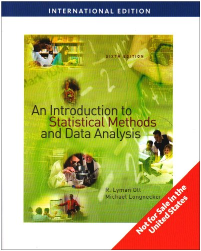 Imagen de archivo de An Introduction to Statistical Methods and Data Analysis, International Edition a la venta por Blue Vase Books