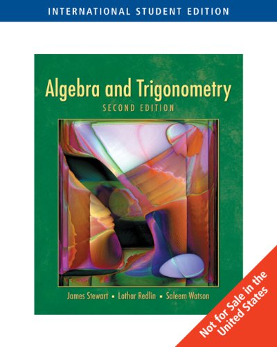 9780495109464: Algebra and Trigonometry (ISE)