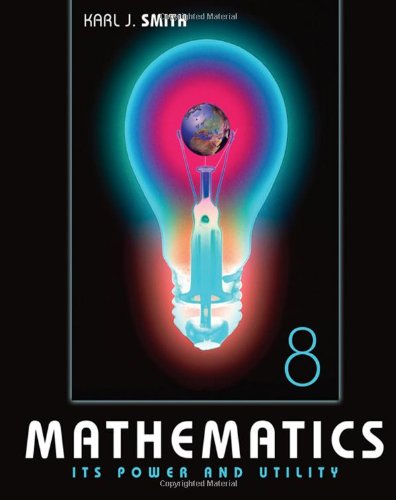 Imagen de archivo de Mathematics: Its Power and Utility (with Ilrn Tutorial, Conquering Math Anxiety, and CD-ROM) [With CDROM] a la venta por ThriftBooks-Atlanta