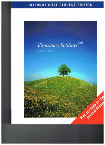 Stock image for Ise Elem Stats 10e for sale by The Book Cellar, LLC