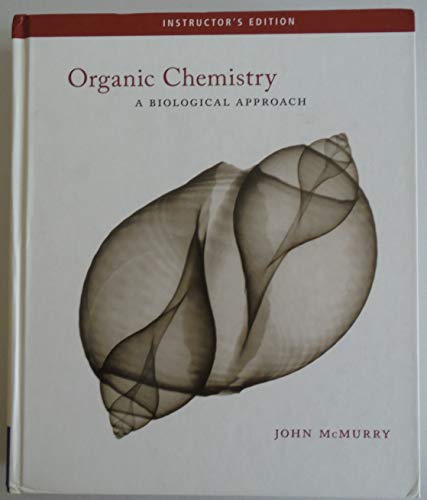 Imagen de archivo de Organic Chemistry: A Biological Approach (Instructor's Edition) a la venta por BookHolders