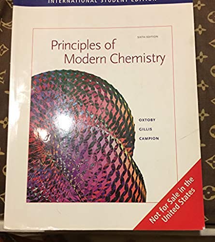 Stock image for Principles Of Modern Chemistry 6Ed (Pb) for sale by Wonder Book