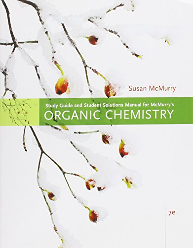 Stock image for Study Guide with Solutions Manual for McMurry's Organic Chemistry, 7th McMurry, John for sale by Aragon Books Canada