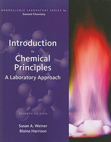 Imagen de archivo de Introduction to Chemical Principles: A Laboratory Approach (Brooks/Cole Laboratory Series for General Chemistry) a la venta por Hafa Adai Books